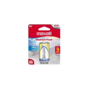 PILAS - CUADRADA 9V - MAXELL - BULTO x 2 CAJAS x 6 BLISTER x 1 UND