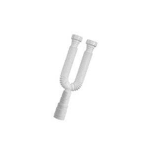 SIFON COLECTOR EXTENSIBLE DOBLE PARA FREGADERO - 1 Y 1/2" - BULTO X 50 UND