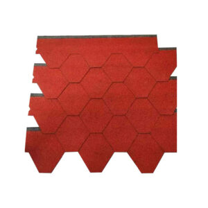 TEJA HEXAGONAL EDIL ROJA 3MM SL (GL) - 3MTS2 - PAQ X 21 LAMINAS TIPO TEJAS EXAGONALES