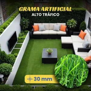 GRAMA ARTIFICIAL DE 30MM ECOTOOLS - BOBINA DE 50MTS²