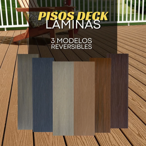 PISOS DECK - PARA EXTERIORES - ECOTOOLS - ROSEWOOD / MAPLE - 2.9mts X 14cm X 2.3cm - UND